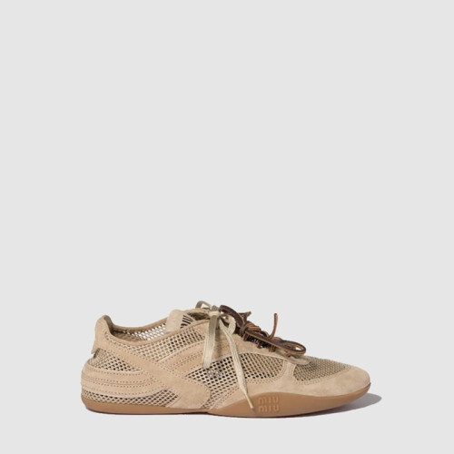 미우미우 남/녀 스웨이드 스니커즈 - Miumiu Unisex Suede Sneakers - mis13660x