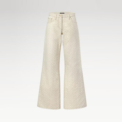 루이비통 여성 3D 모노그램 청바지 - Louis vuitton Womens 3D Monogram Jeans - lvc13930x