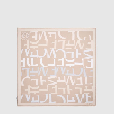 로에베 여성 스퀘어 스카프 - Loewe Womens Square Scarf - acc7065x
