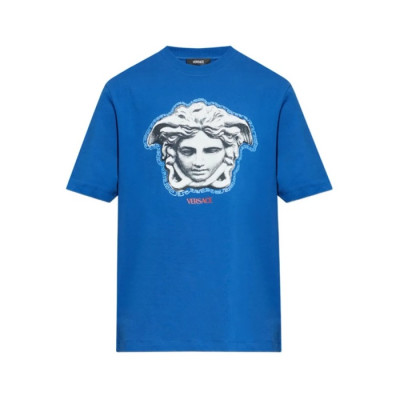 베르사체 남성 반팔 티셔츠 - Versace Mens Round Tshirts - vec13949x