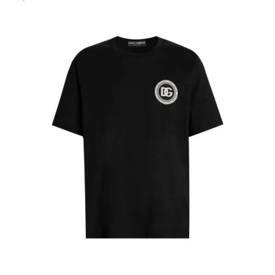 돌체앤가바나 남성 라운드 반팔 티셔츠 - Dolce&Gabbana Mens Round Tshirt - doc13951x