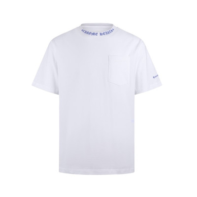 크롬하츠 남성 라운드 반팔티 - Chrom Hearts Mens Round Tshirt - chc13956x