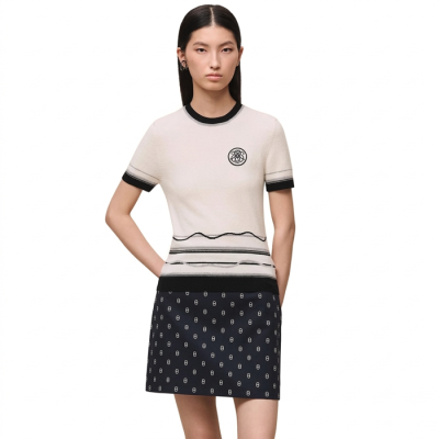 에르메스 여성 크루넥 반팔티 - Hermes Womens Round Tshirt - hec13967x