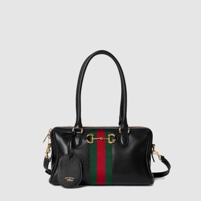 구찌 여성 보르세토 미디엄 보스턴백 - Gucci Womens Borsetto Medium Boston Bag - gub14813x