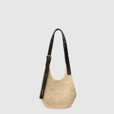 로에베 여성 스몰 펀치 홀 호보 백 - Loewe Womens Small Punch Hole Hobo Bag - lob14925x