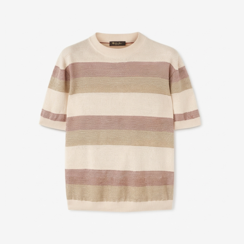 로로피아나 남성 라운드 반팔티 - Loro Piana Mens Round Tshirt - lpc14011x