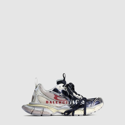 발렌시아가 남/녀 햄튼스 플랫폼 스니커즈 - Balenciaga Unisex Hamptons Platform Sneakers - bas13679x