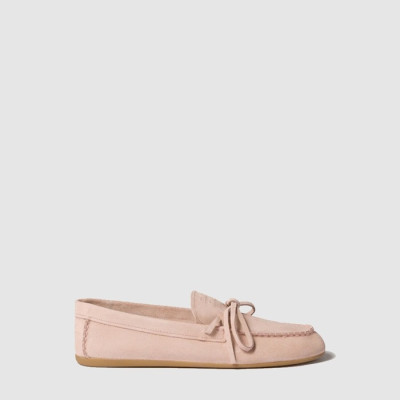 미우미우 여성 스웨이드 로퍼 - Miu Miu Womens Suede Loafers - mis13681x