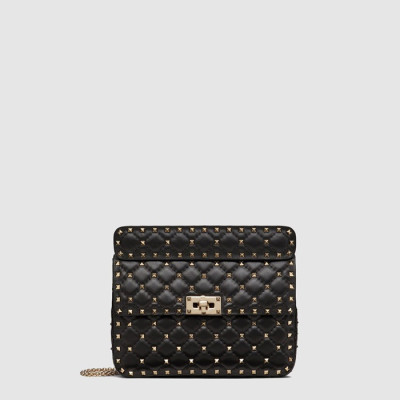 발렌티노 여성 미디엄 락스터드 스파이크 백 - Valentino Womens Medium Rockstud Spike Bag - vab14954x