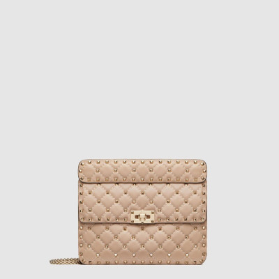 발렌티노 여성 미디엄 락스터드 스파이크 백 - Valentino Womens Medium Rockstud Spike Bag - vab14955x