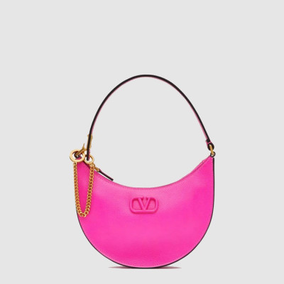 발렌티노 여성 미니 브이로고 시그니처 호보백 - Valentino Womens Mini V-Logo Signature Hobo Bag - vab14978x