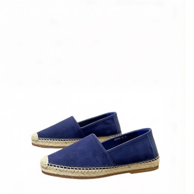 브루넬로쿠치넬리 남성 그레인 레더 에스파듀 - Brunello Cucinelli Mens Grain Leather Espadrilles - brs13729x