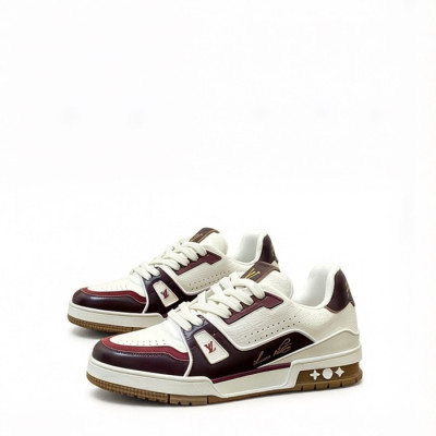 루이비통 남성 LV 트레이너 스니커즈 - Louis vuitton Mens LV Trainer Sneakers - lvs13739x