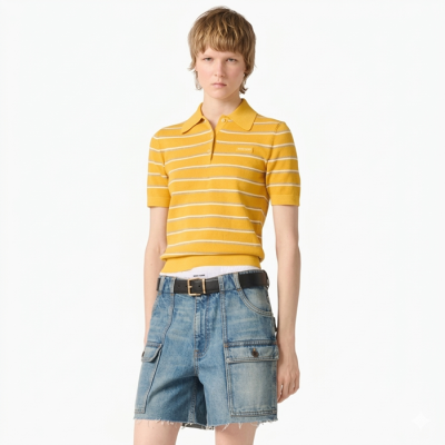 미우미우 여성 폴로 티셔츠 - Miumiu Womens Polo Tshirt - mic14093x