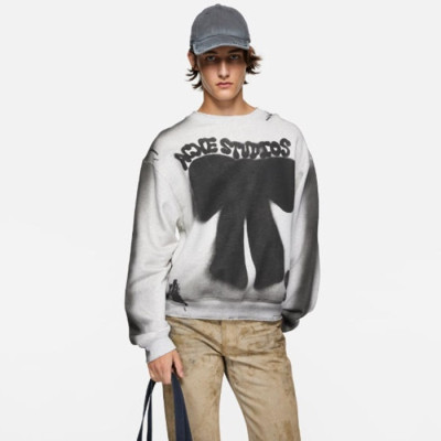 아크네 남/녀 프린트 스웨트 셔츠 - Acne Unisex Sweatshirt With Print - anc14112x