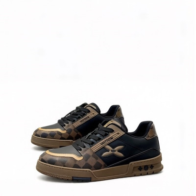 루이비통 남성 LV 트레이너 스니커즈 - Louis vuitton Mens LV Trainer Sneakers - lvs13784x