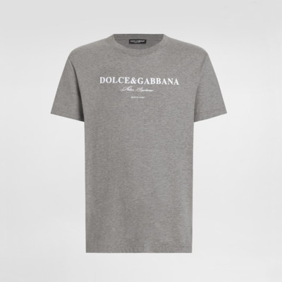 돌체앤가바나 남성 라운드 티셔츠 - Dolce&Gabbana Mens Round Tshirt - doc14123x