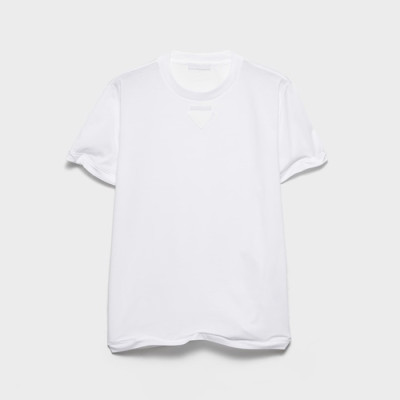 프라다 남성 라운드 반팔티 - Prada Mens Round Tshirt - prc14148x