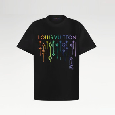 루이비통 남성 라운드 반팔티 - Louis vuitton Mens Round Tshirt - lvc14158x