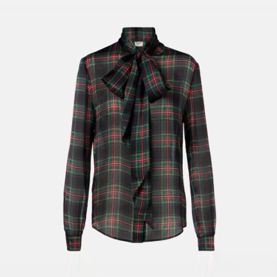 입생로랑 여성 실크 셔츠 - Saint Laurent Womens Silk Shirts - ysc14167x