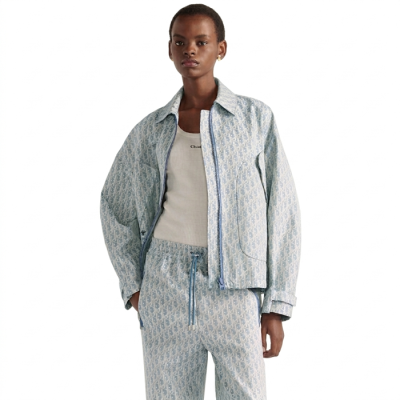 디올 여성 디올리비에라 A라인 짚업 재킷 - Dior Womens Dioriviera Jacket - dic14174x