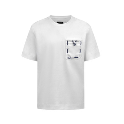 펜디 남성 라운드 반팔 티셔츠 - Fendi Mens Round Tshirt - fec14186x