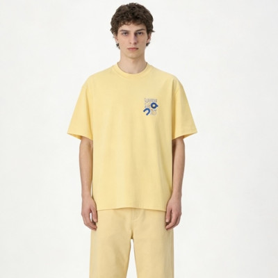 로에베 남성 라운드 반팔티 - Loewe Mens Round Tshirt - loc14260x