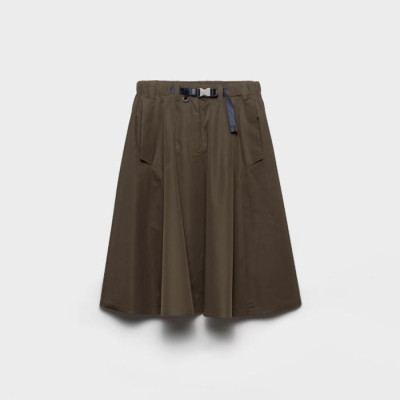 프라다 여성 패브릭 스커트 - Prada Womens Technical Fabric Circle Skirt - prc14324x