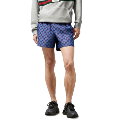 구찌 남성 GG 로고 스윔 쇼츠 - Gucci Mens GG Logo Swim Shorts - guc14328x