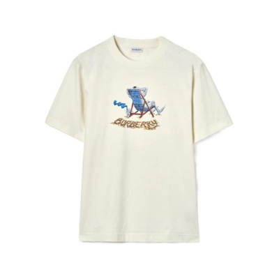 버버리 남성 비치 나이트 크루넥 티셔츠 - Burberry Mens Beach Knight Crewneck Tshirt - buc14335x