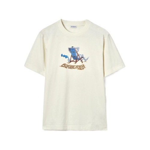 버버리 남성 비치 나이트 크루넥 티셔츠 - Burberry Mens Beach Knight Crewneck Tshirt - buc14335x