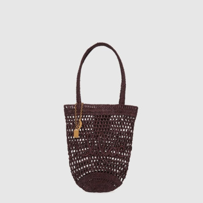 끌로에 여성 라피아 스몰 Summer Banana 토트 백 - Chloe Womens Raffia Small Summer Banana Tote Bag - chb15045x