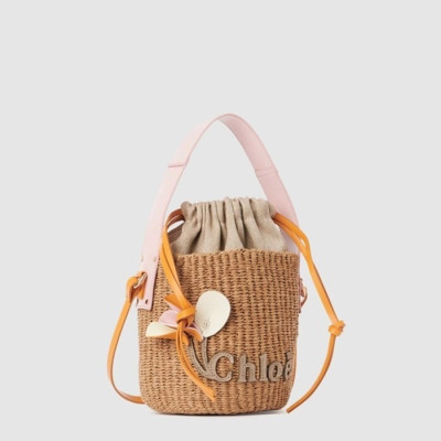 끌로에 여성 우디 바스켓 백 스몰 - Chloe Womens Woody Basket Bag Small - chb15073x