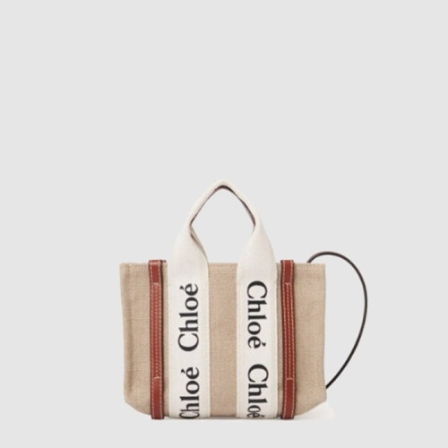 끌로에 여성 우디 스트랩 토트 백 미니 - Chloe Womens Woody Strap Tote Bag Mini - chb15086x