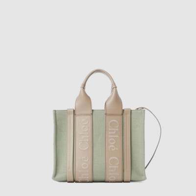 끌로에 여성 우디 스트랩 토트 백 스몰 - Chloe Womens Woody Strap Tote Bag Small - chb15121x