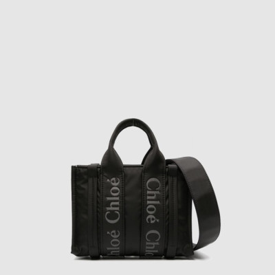 끌로에 여성 우디 스트랩 토트 백 스몰 - Chloe Womens Woody Strap Tote Bag Small - chb15123x