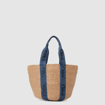끌로에 여성 우디 바스켓 백 라지 - Chloe Womens Woody Basket Bag Large - chb15128x