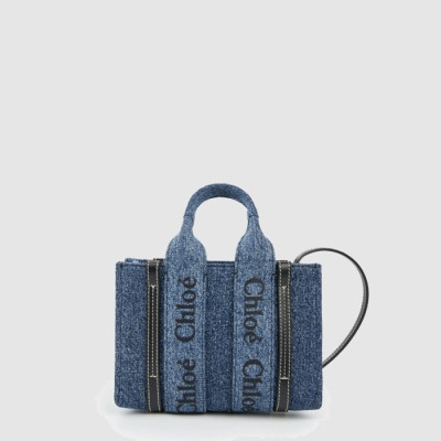 끌로에 여성 우디 토트 백 나노 - Chloe Womens Woody Tote Bag Nano - chb15137x