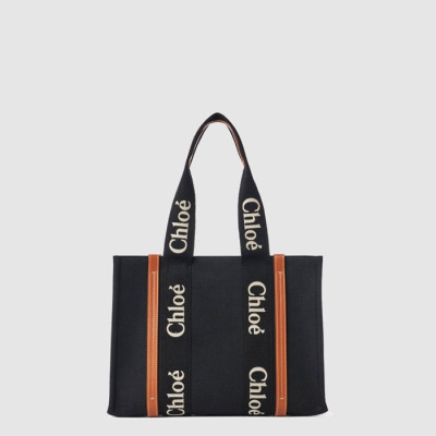 끌로에 여성 미디엄 우디 토트 백 - Chloe Womens Medium Woody Tote Bag - chb15138x
