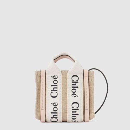 끌로에 여성 우디 토트 백 나노 - Chloe Womens Woody Tote Bag Nano - chb15142x