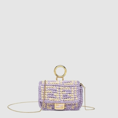 펜디 여성 슈퍼 미니 체인 백 - Fendi Womens Super Mini Chain Bag - feb15235x