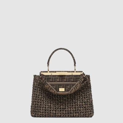 펜디 여성 피카부 I See U 미디움 - Fendi Womens Peekaboo I See U Medium - feb15330x