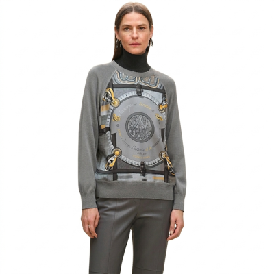 에르메스 여성 라운드 스웨터 - Hermes Womens Round Knitwear - guc14390x