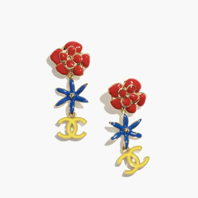 샤넬 여성 까멜리아 플라워 이어링 - Chanel Womens Pendant Earrings - acc7205x