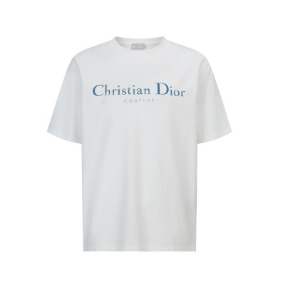 디올 남성 라운드 티셔츠 - Dior Mens Round Tshirt - dic14397x