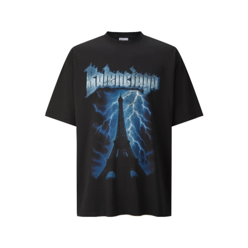 발렌시아가 남성 라운드 반팔 티셔츠 - Balenciaga Mens Round Tshirt - bac14399x