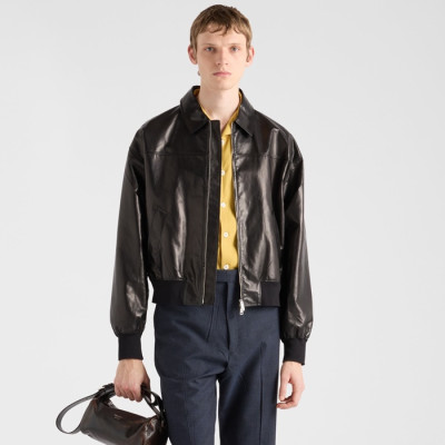 프라다 남성 가죽 자켓 - Prada Mens Leather Jacket - prc14416x