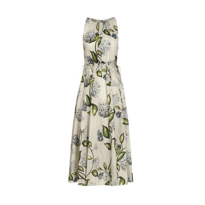 오스카 드 라 렌타 여성 플로럴 맥시 드레스 - Oscar De La Renta Womens Floral Print Maxi Dress - osc14451x
