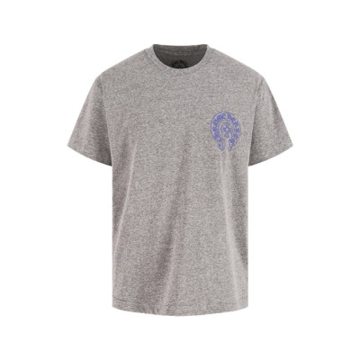 크롬하츠 남성 라운드 반팔티 - Chrom Hearts Mens Round Tshirt - chc14472x