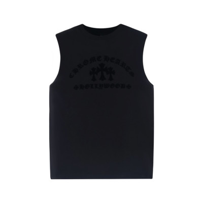 크롬하츠 남성 라운드 나시 - Chrom Hearts Mens Sleeveless Top - chc14473x